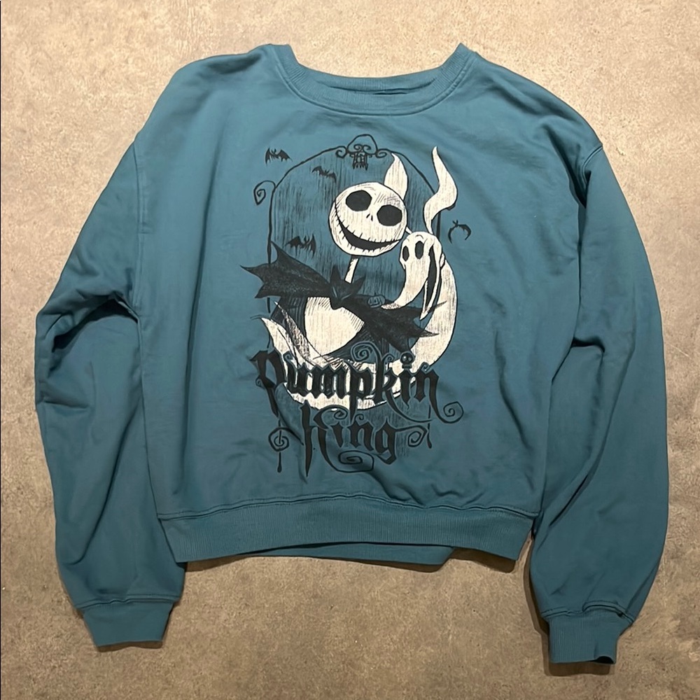 Disney The nightmare before Christmas pumpkin, King crewneck sweatshirt M